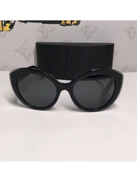 New Prada SPR 01Y 09V-5S0 Women’s Sunglasses – Black Marble main image 13